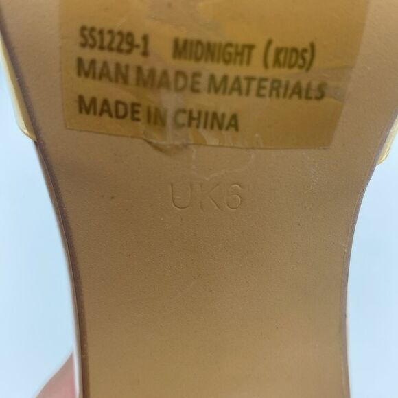 ✨ Stunning Diamond Perspex Heel Mule Nude Patent Clear Lucite Pumps✨ - Picture 11 of 12